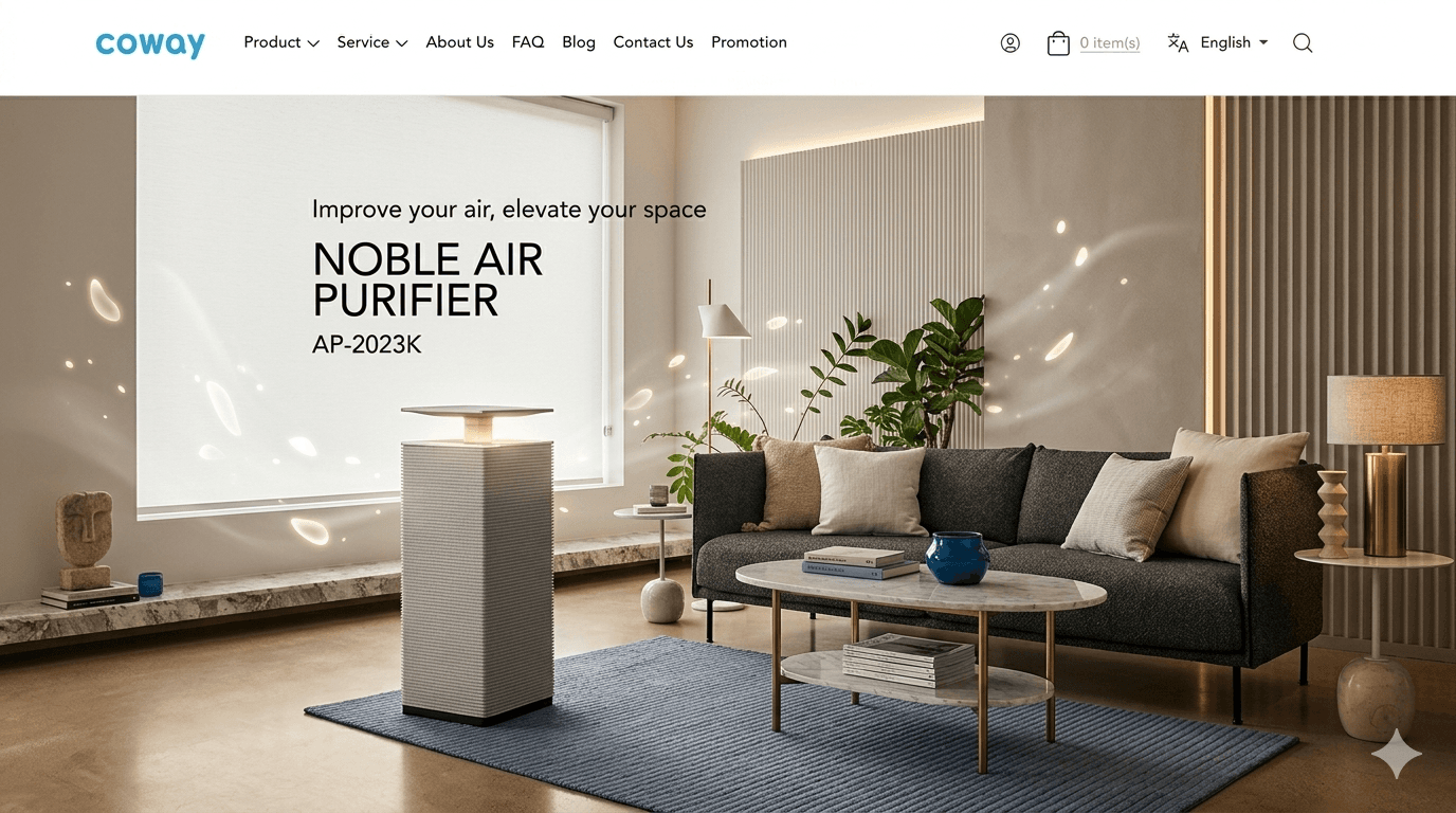 Coway — website
